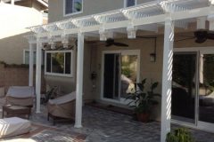 traditional patio cover