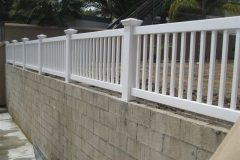 Vinyl railing